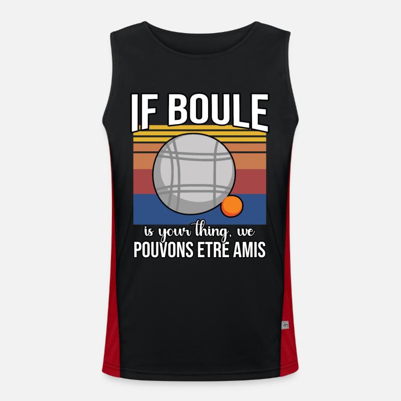 Drôle de dicton Boule Débardeur respirant contrasté Homme 