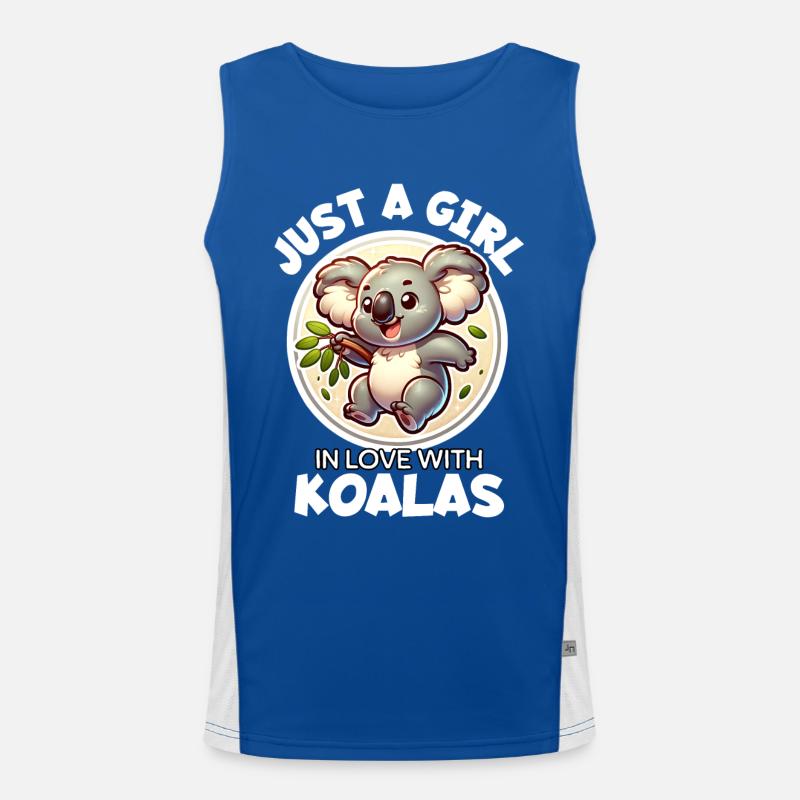 Fille Aime Koala Débardeur respirant contrasté Homme 