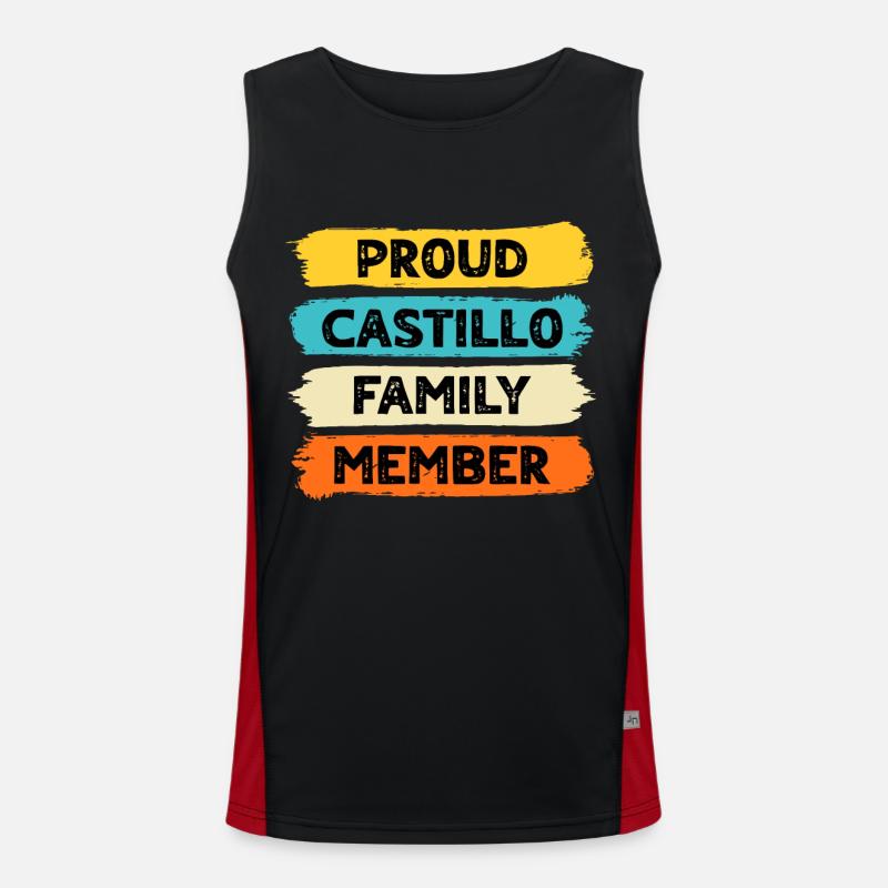 Proud Castillo Men's Functional Contrast Tank Top 