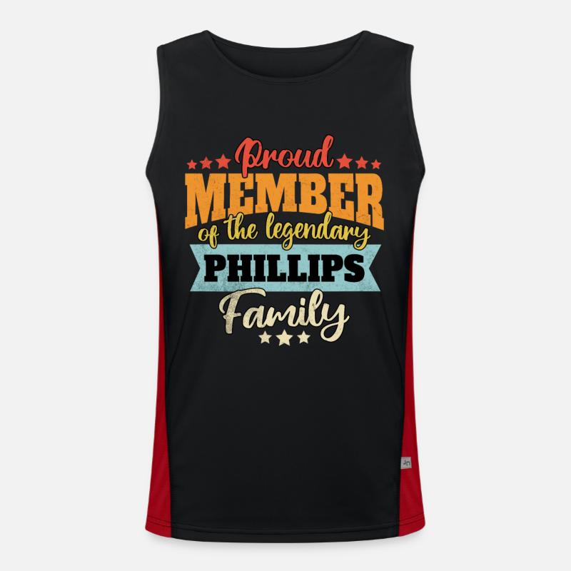 Nom : Phillips Débardeur respirant contrasté Homme 