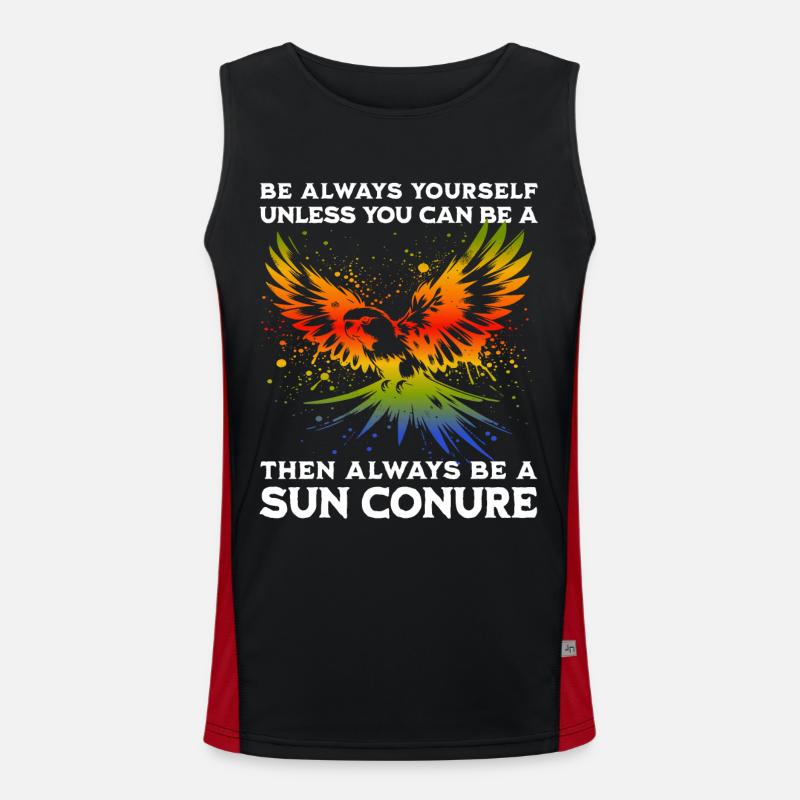 Dicton de perruche soleil Débardeur respirant contrasté Homme 