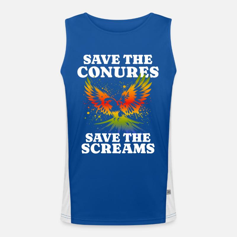 Save Sun Conure Men's Functional Contrast Tank Top 