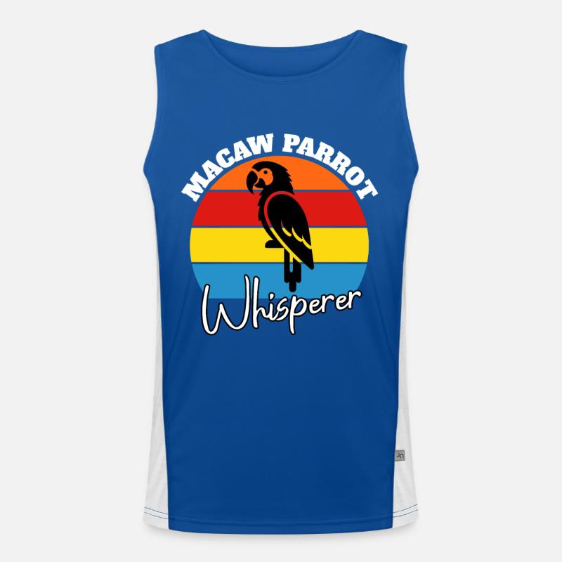 Parrot Whisperer Men's Functional Contrast Tank Top 