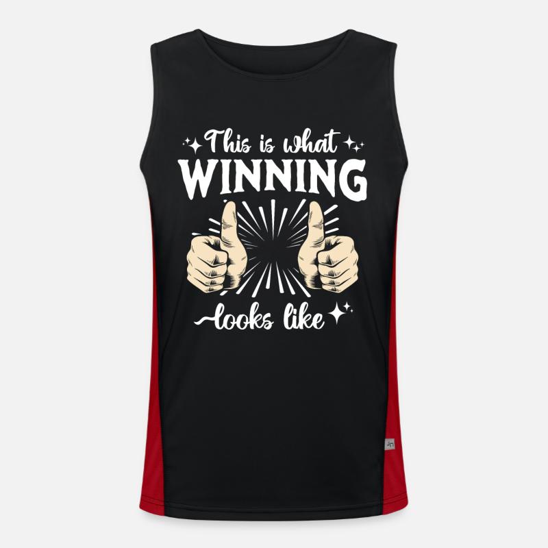Legendärer Gewinner Funktionelles Kontrast-Tank Top für Männer 