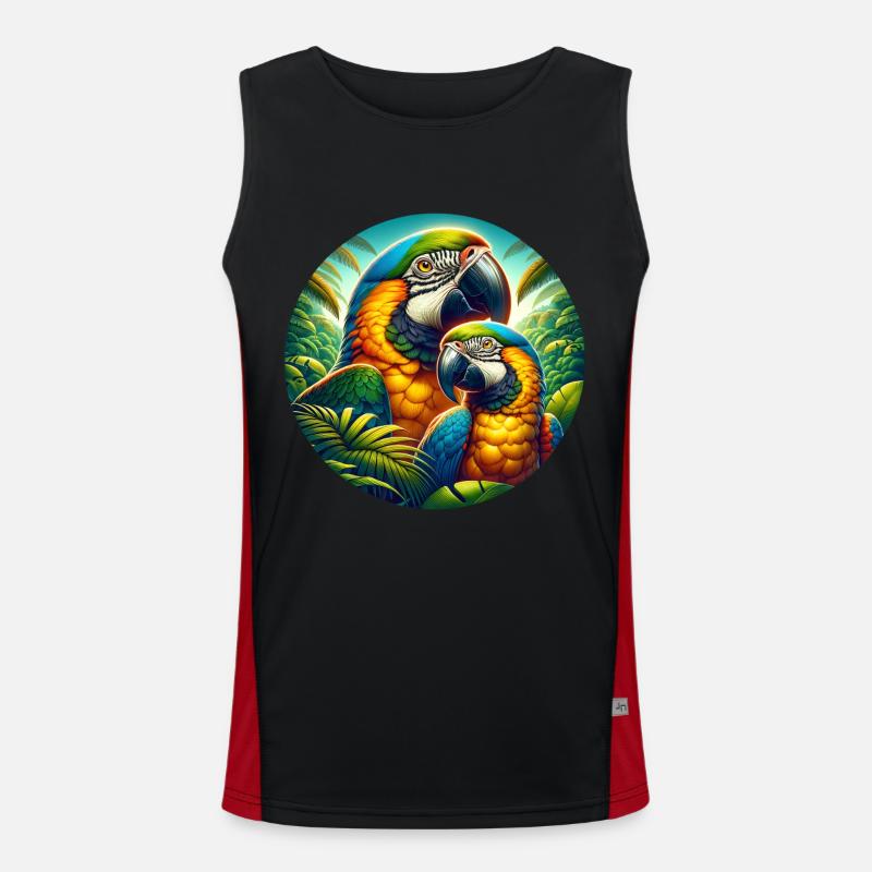 Parrot Men's Functional Contrast Tank Top 