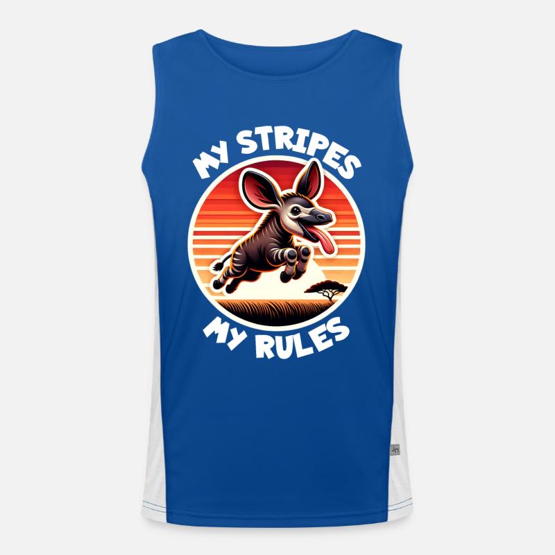 Okapi Sayings Men's Functional Contrast Tank Top 