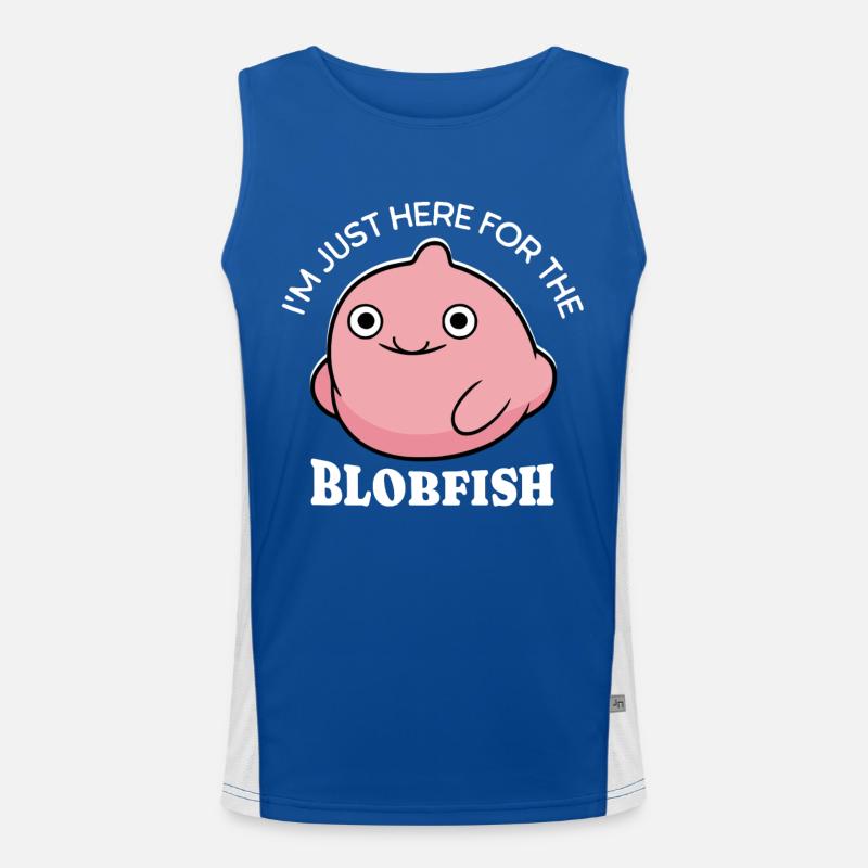Blobfish Blobfisch Funktionelles Kontrast-Tank Top für Männer 