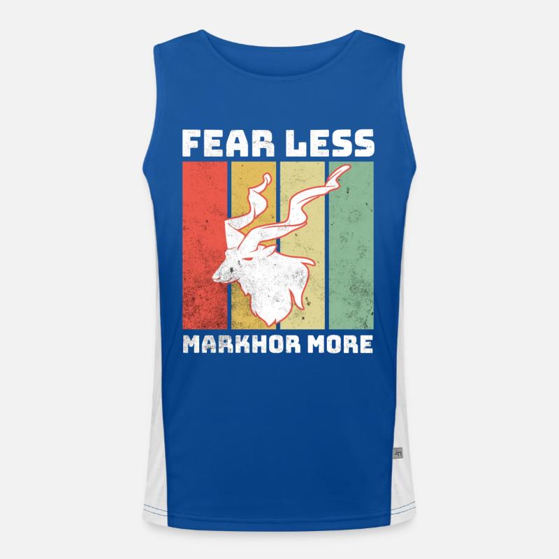 Vis Markhor Chèvre Débardeur respirant contrasté Homme 