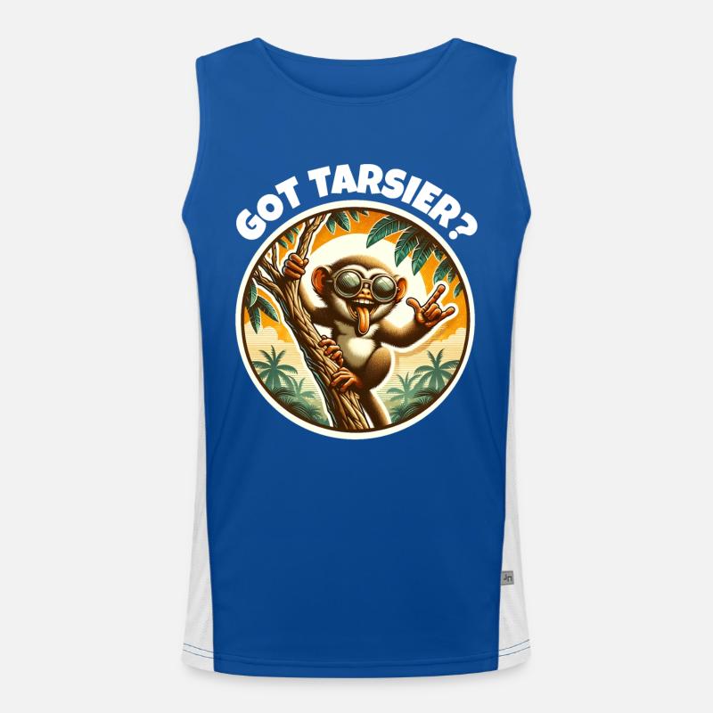 Tarsier Sayings Men's Functional Contrast Tank Top 