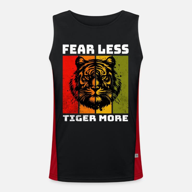 Sumatran Tiger Sumatra Tiger Funktionelles Kontrast-Tank Top für Männer 