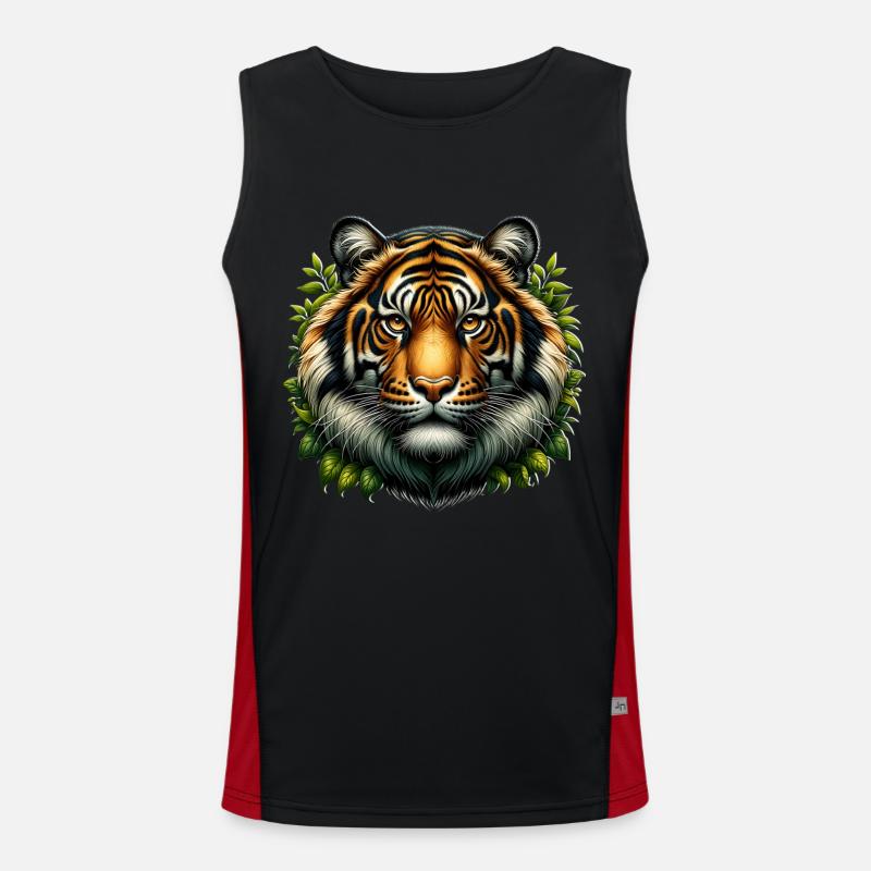 Sumatra Tiger Men's Functional Contrast Tank Top 