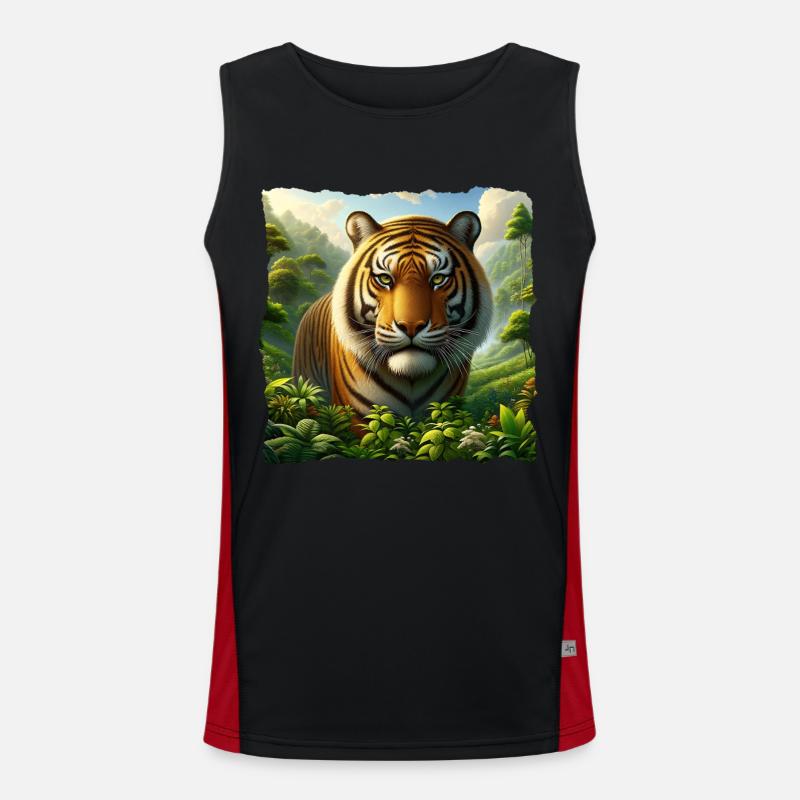 Tigre de Malaisie Débardeur respirant contrasté Homme 