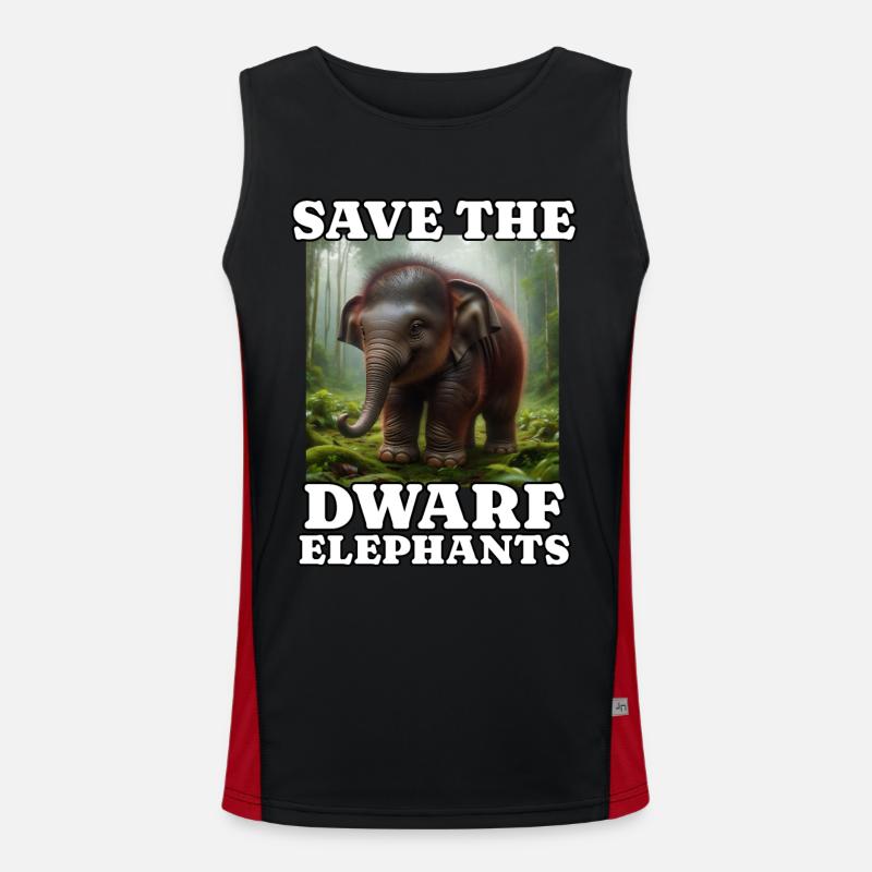 Eléphant nain Débardeur respirant contrasté Homme 