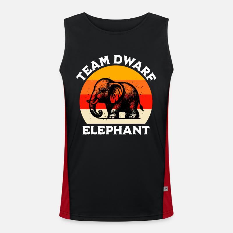 Dictons d’éléphants nains Débardeur respirant contrasté Homme 