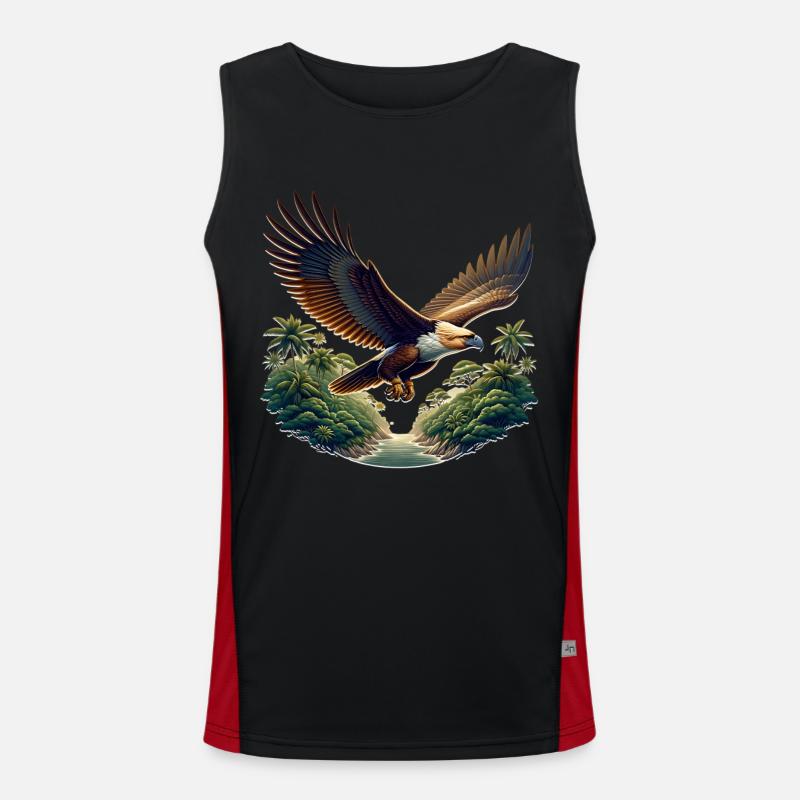 Affenadler Funktionelles Kontrast-Tank Top für Männer 