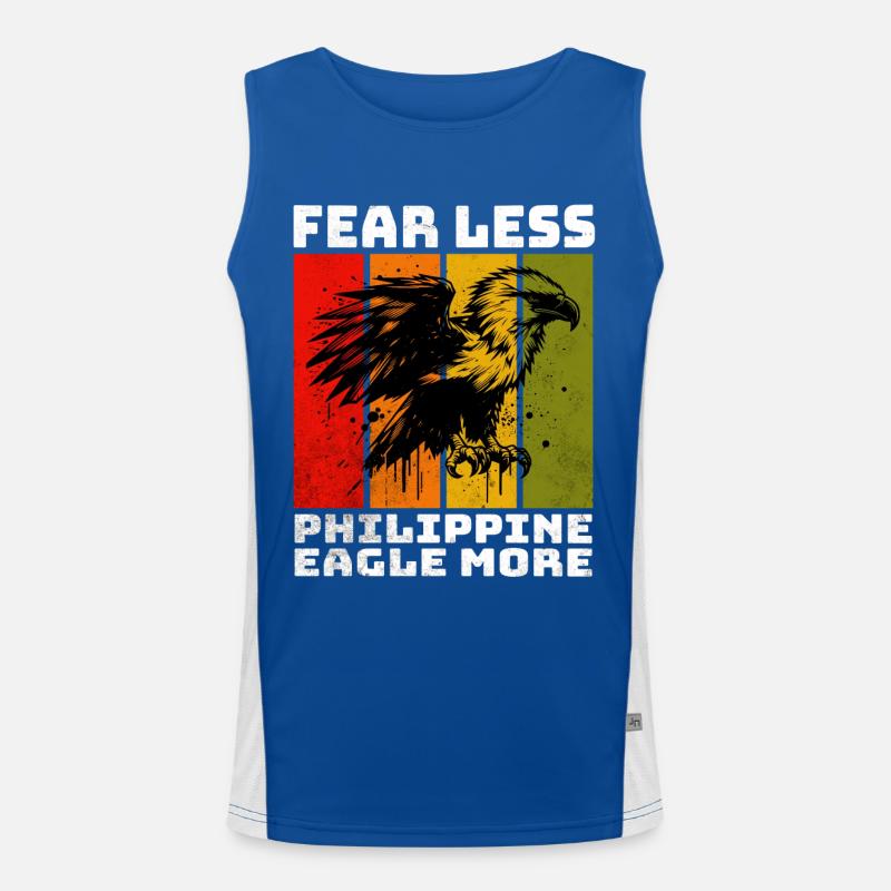 Philippine Eagle Monkey Eagle Men's Functional Contrast Tank Top 