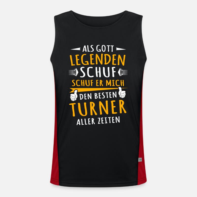 Turner Funktionelles Kontrast-Tank Top für Männer 