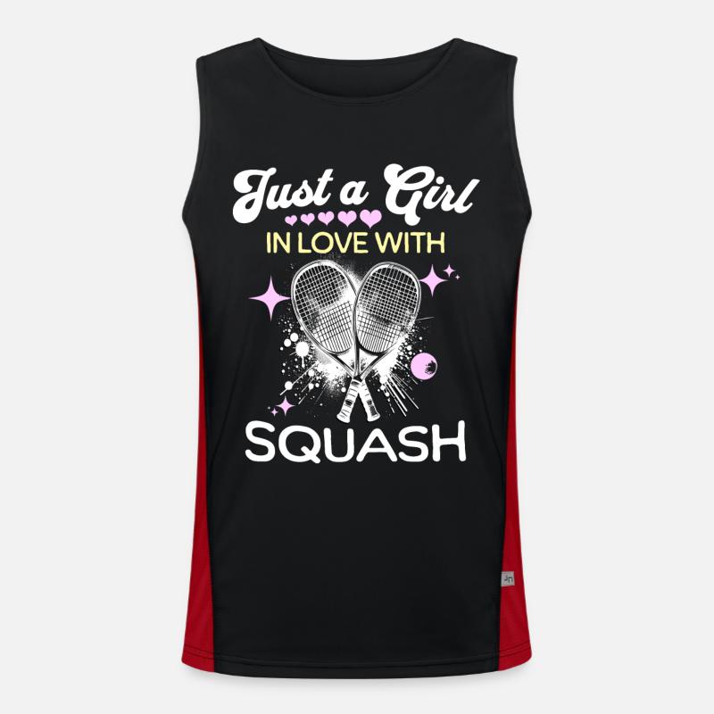 Squash Filles Débardeur respirant contrasté Homme 