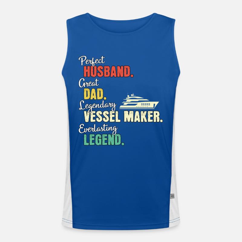 Papa constructeur naval Débardeur respirant contrasté Homme 