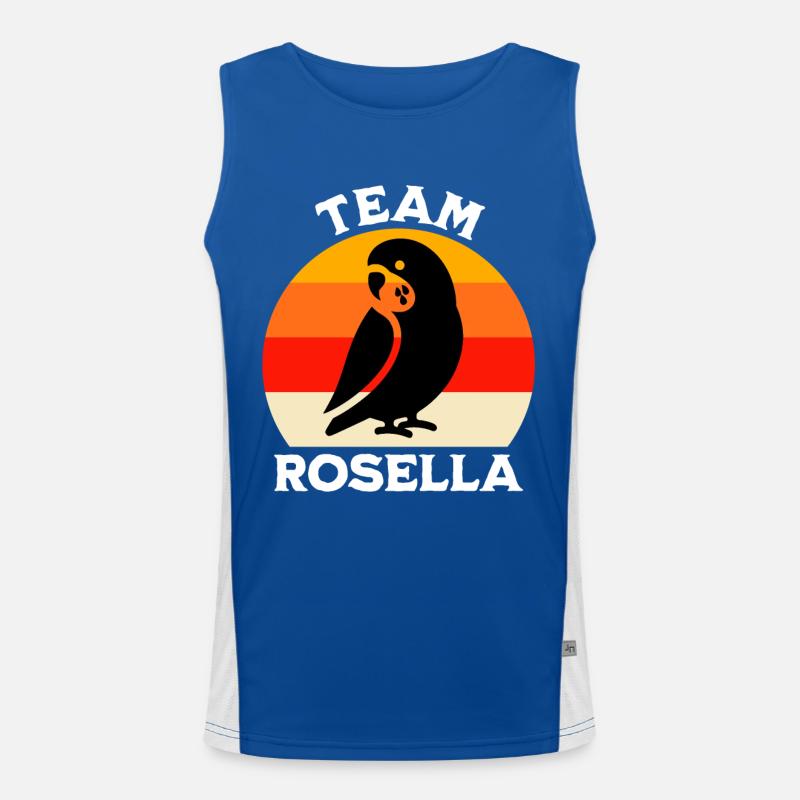 Team Rosella Parakeet Men's Functional Contrast Tank Top 