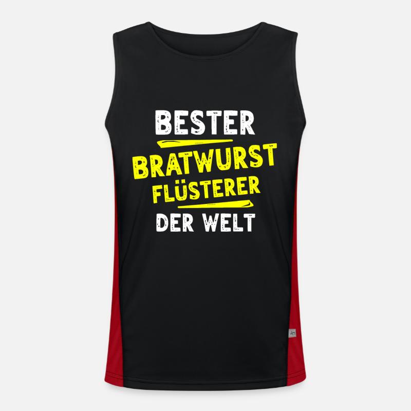Bratwurst Gift Men's Functional Contrast Tank Top 