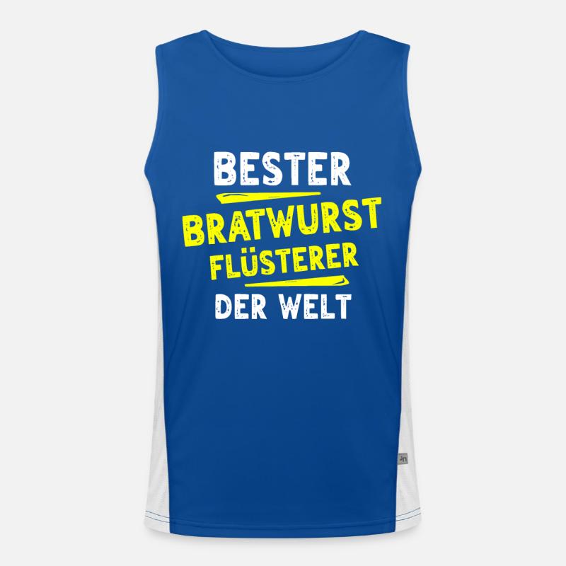 Bratwurst Gift Men's Functional Contrast Tank Top 
