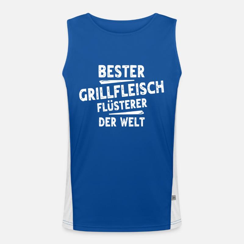 Grillfleisch Funktionelles Kontrast-Tank Top für Männer 