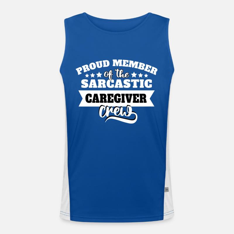 Supervisor Sarcasm Men's Functional Contrast Tank Top 