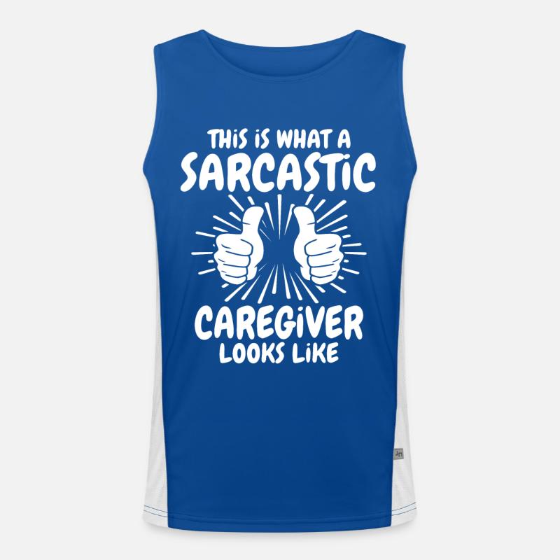 Soignant sarcastique Débardeur respirant contrasté Homme 