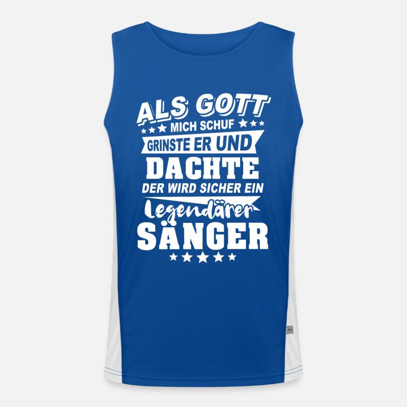 Singer Men's Functional Contrast Tank Top 