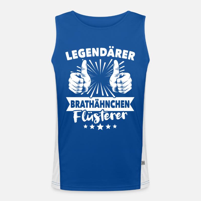 Roast chicken legend Men's Functional Contrast Tank Top 