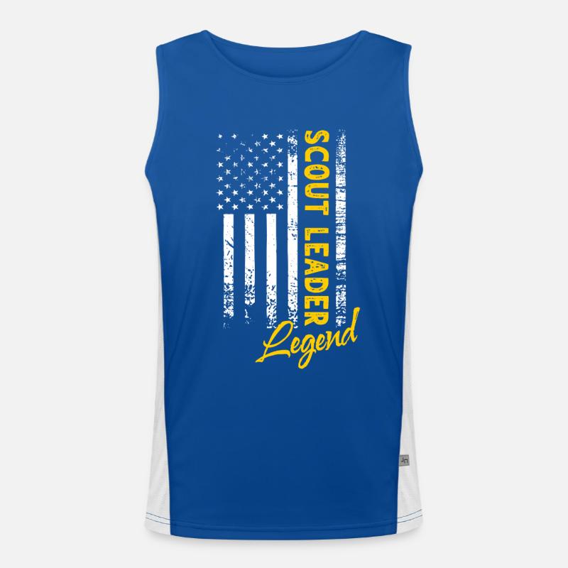 Scout Guide Legend Men's Functional Contrast Tank Top 