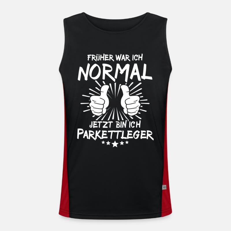 Parkettleger Funktionelles Kontrast-Tank Top für Männer 