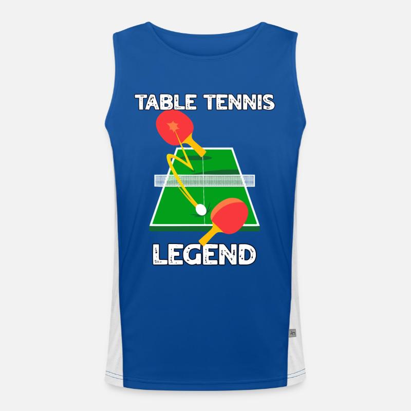 Légende du tennis de table Débardeur respirant contrasté Homme 