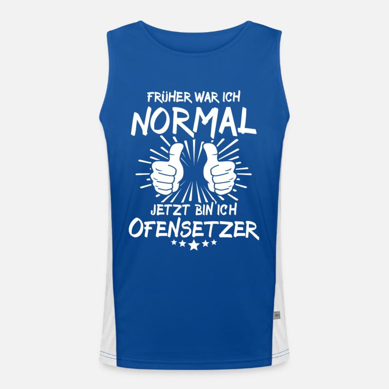 Ofensetzer Funktionelles Kontrast-Tank Top für Männer 