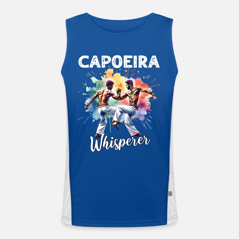 Capoeira Sayings Men's Functional Contrast Tank Top 