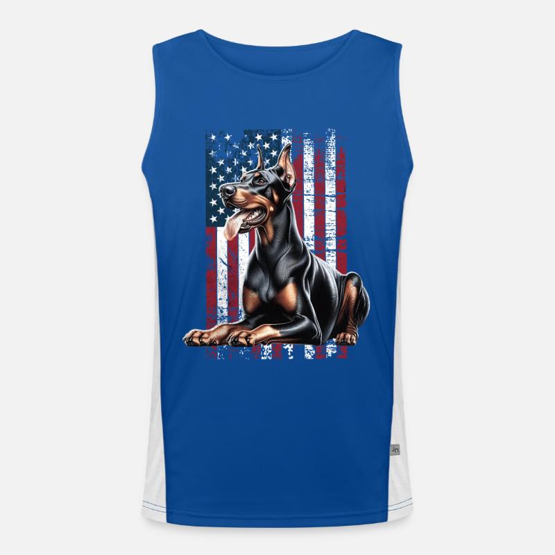 Doberman US Dobermann Débardeur respirant contrasté Homme 