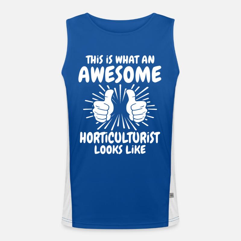 Gartenbauer Funktionelles Kontrast-Tank Top für Männer 