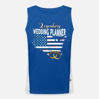 Wedding Planner US Débardeur respirant contrasté Homme 