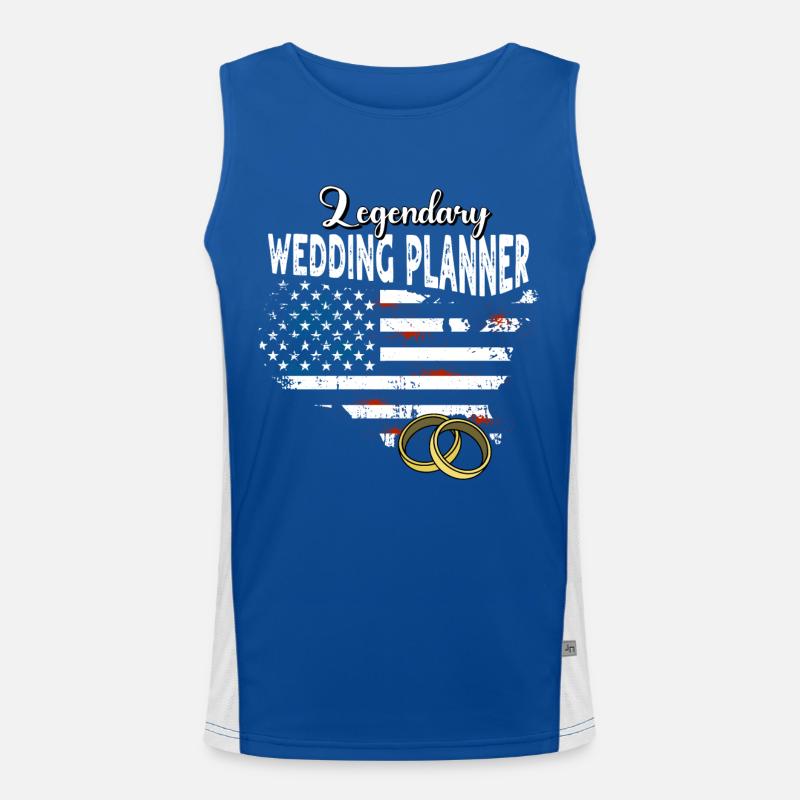 Wedding Planner US Débardeur respirant contrasté Homme 