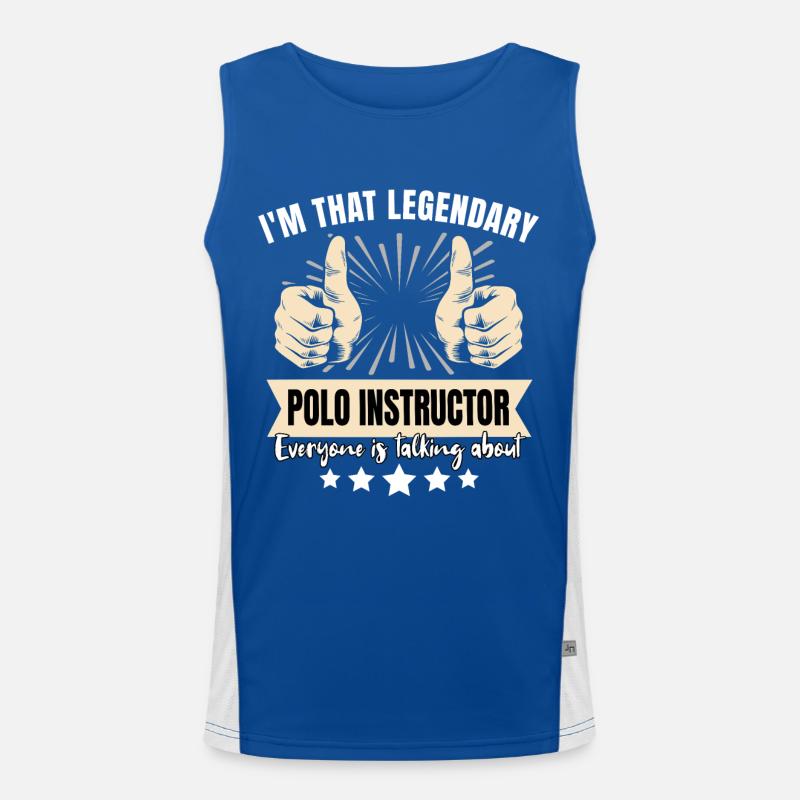 Legendärer Polo Trainer Funktionelles Kontrast-Tank Top für Männer 