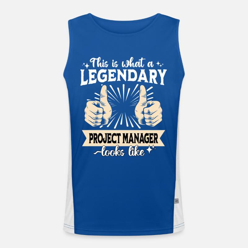 Legendary Project Manager Men's Functional Contrast Tank Top 
