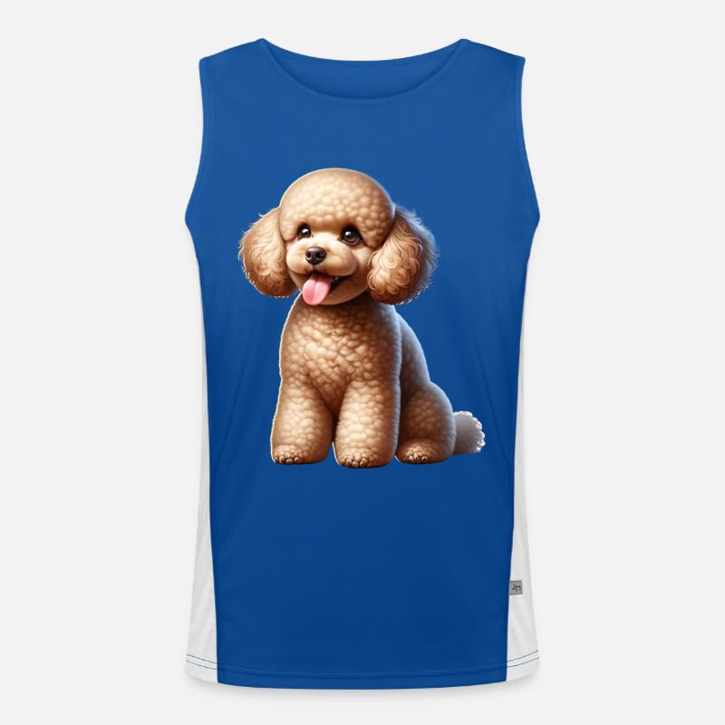 Pudel Funktionelles Kontrast-Tank Top für Männer 