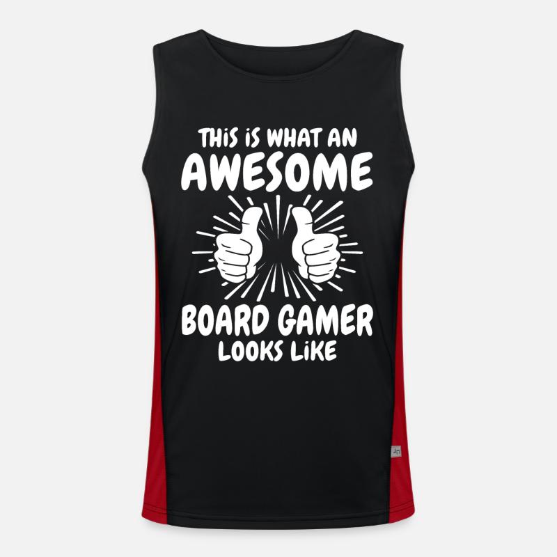 Board Game Men's Functional Contrast Tank Top 