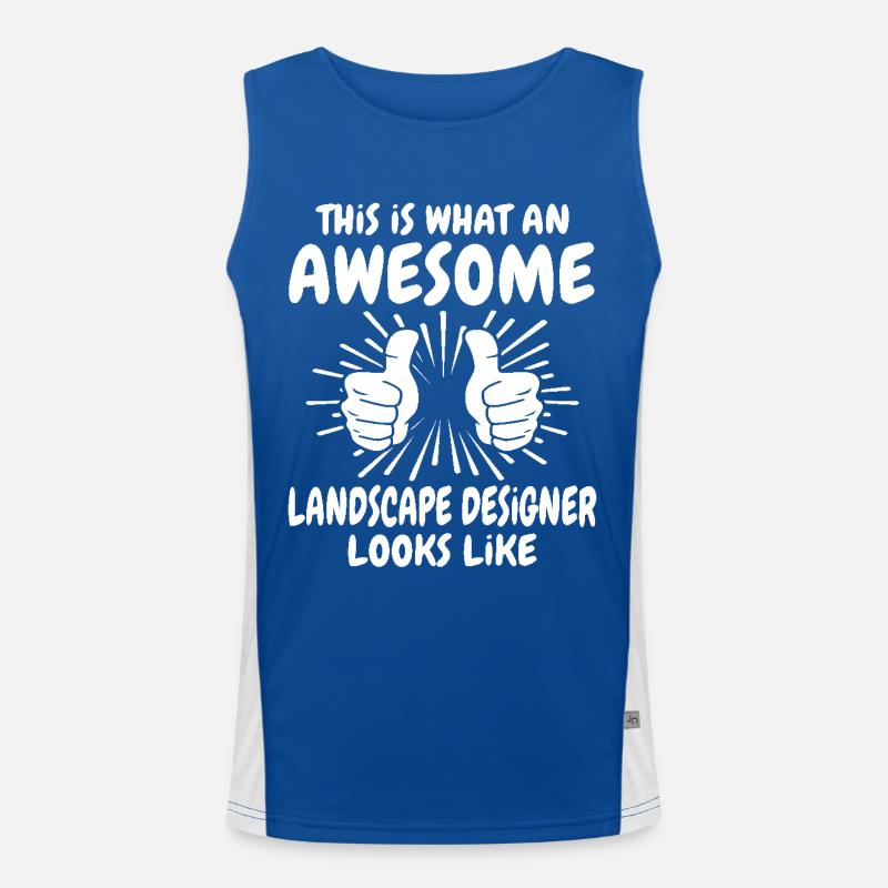 Landscaper Men's Functional Contrast Tank Top 