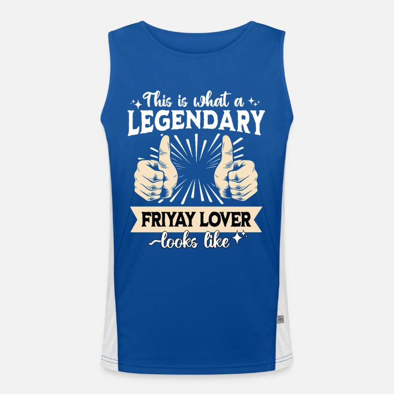 Legendary Friyay Men's Functional Contrast Tank Top 