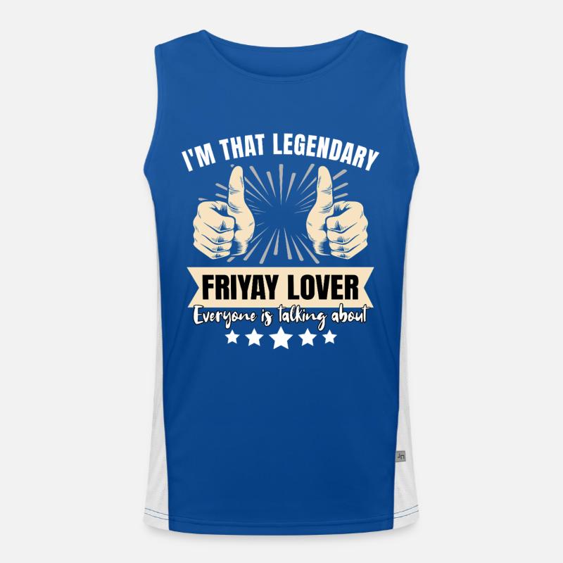 Friyay légendaire Débardeur respirant contrasté Homme 