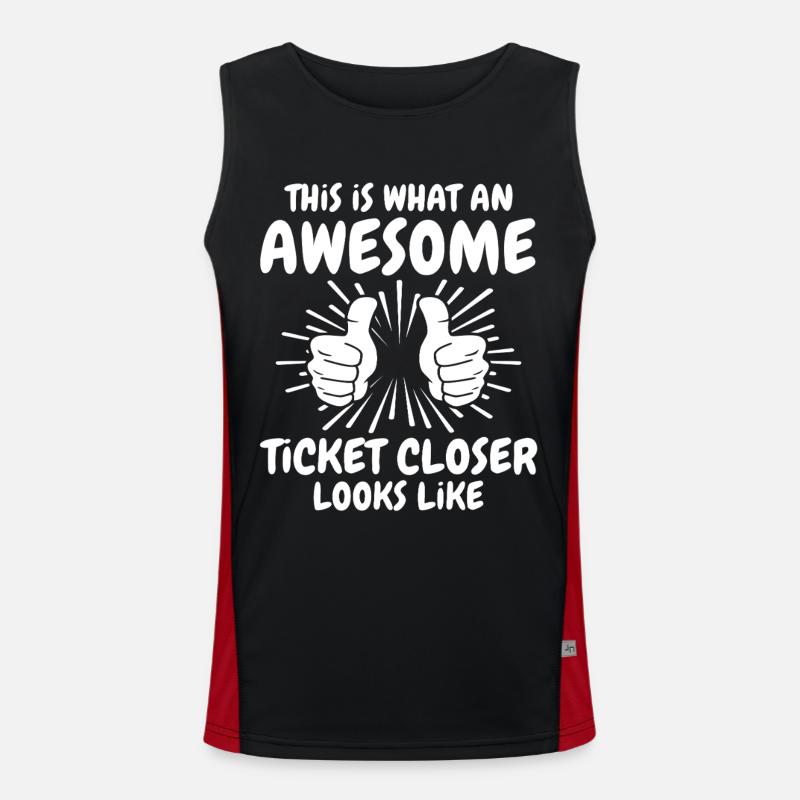 IT Ticket Men's Functional Contrast Tank Top 