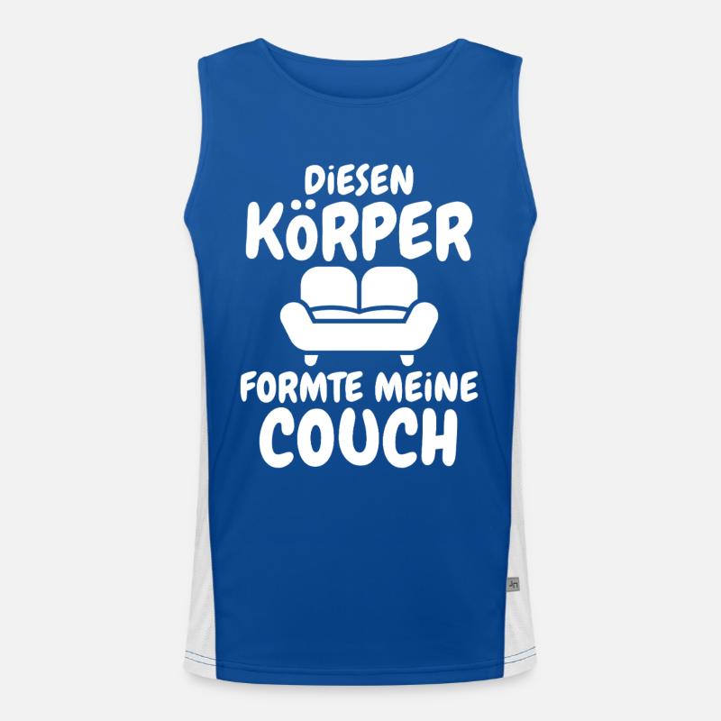Sofaformet krop Funktionel kontrast tanktop til herrer 