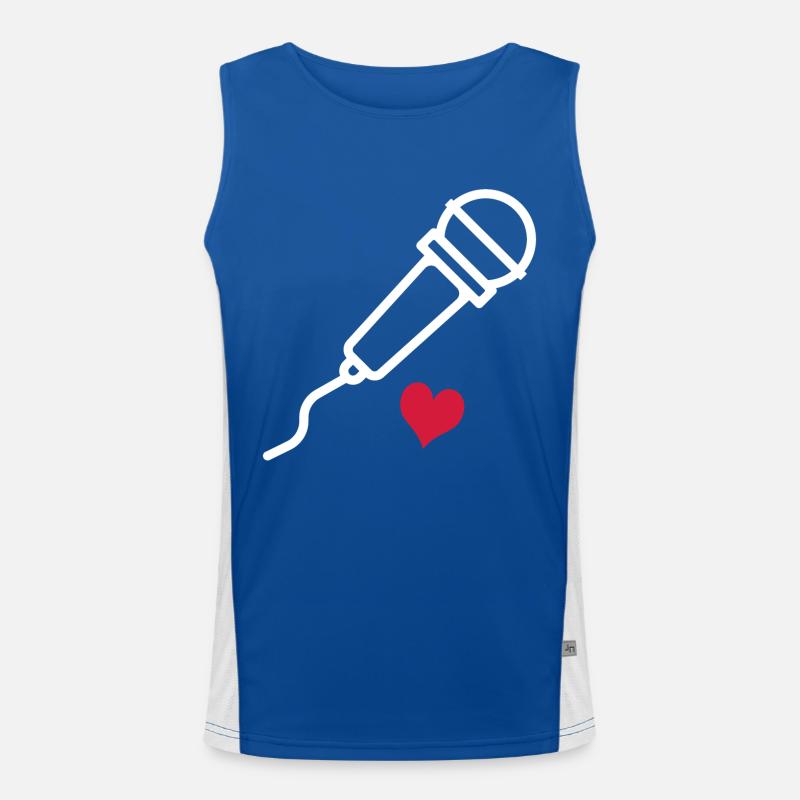 sing Men's Functional Contrast Tank Top 
